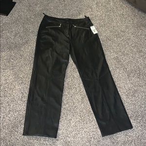 Leather Pants Boot Cut have never been altered